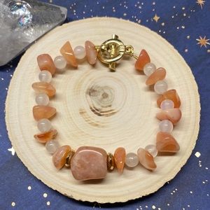 Peach Quartz Bracelet